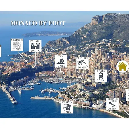 Monaco - Charm And Comfort 4-6 People With Parking Lejlighed